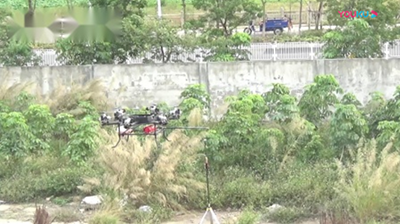 常鋒油動多旋翼消防無人機